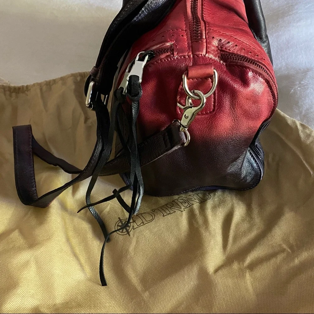 Old Trend hand painted ombre satchel - Picture 5 of 16